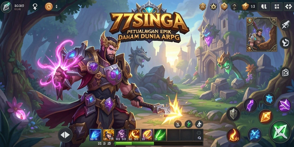 Gameplay mendebarkan dan dunia luas dalam 77SINGA.