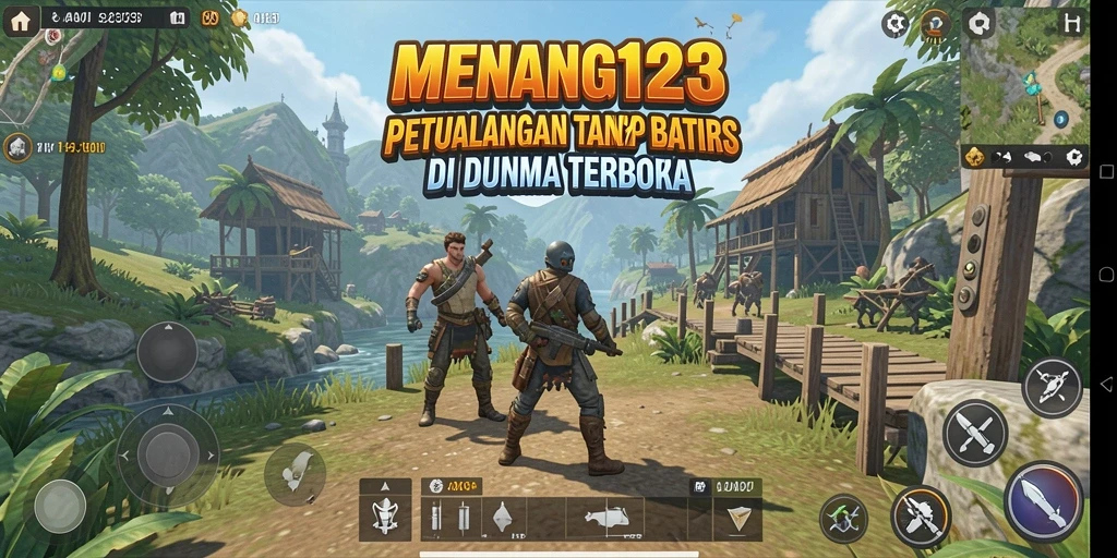 Tampilan gameplay MENANG123 yang menawan di dunia terbuka.