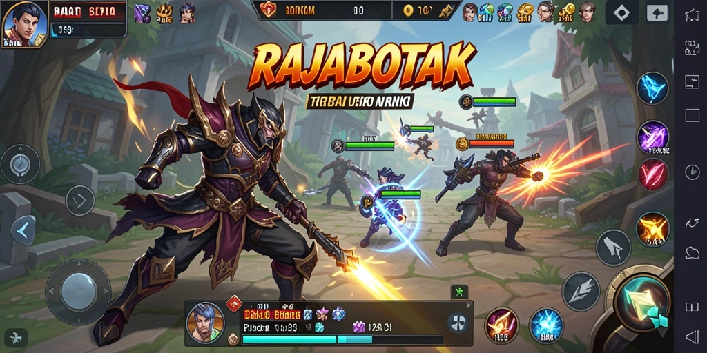 Tampilan menarik dari gameplay RAJABOTAK yang penuh strategi.