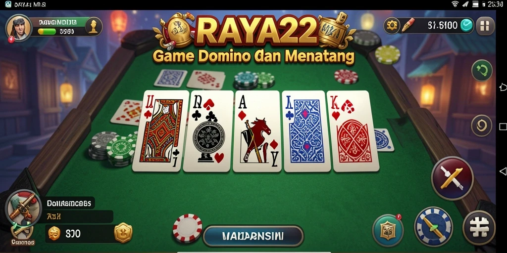 Screenshot gameplay RAYA22 dengan tampilan grafis menarik.