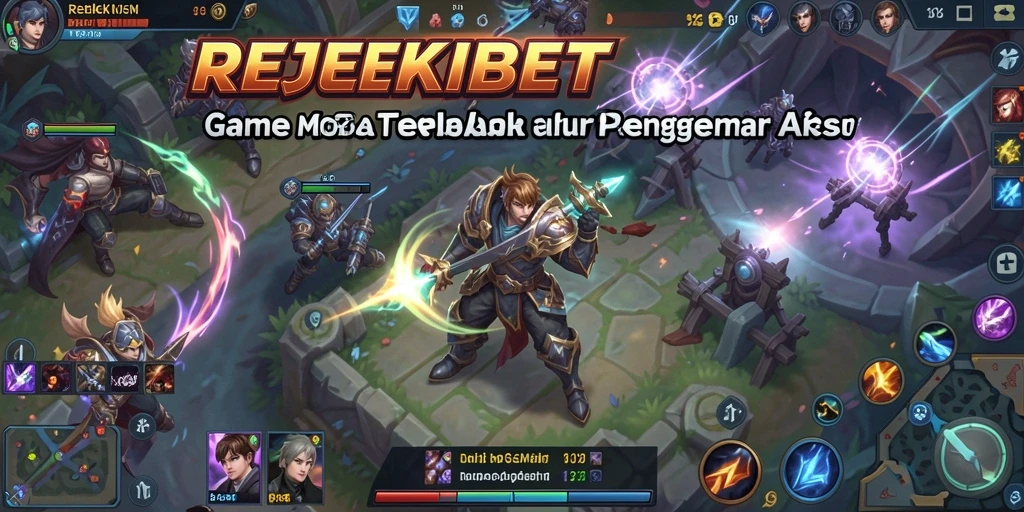 Tampilan gameplay seru saat bertarung di arena REJEKIBET.
