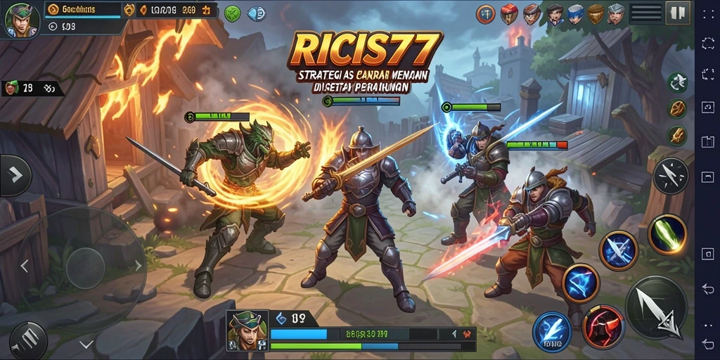 Tampilan menarik dari gameplay RICIS77 yang strategis.