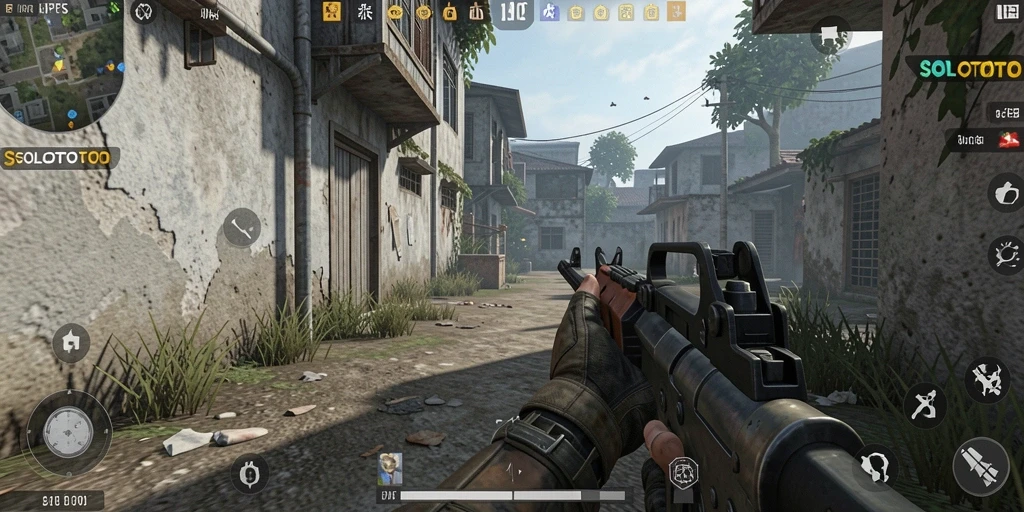Tangkapan layar dari gameplay SOLOTOTO yang mendebarkan.
